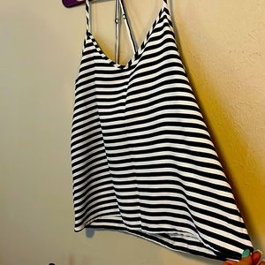 Navy striped Hollister tank